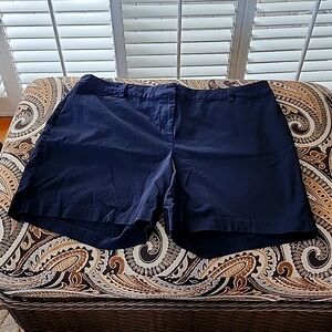 Lane Bryant Black Cotton Shorts - 18